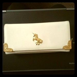 Unicorn wallet/clutch, faux leather